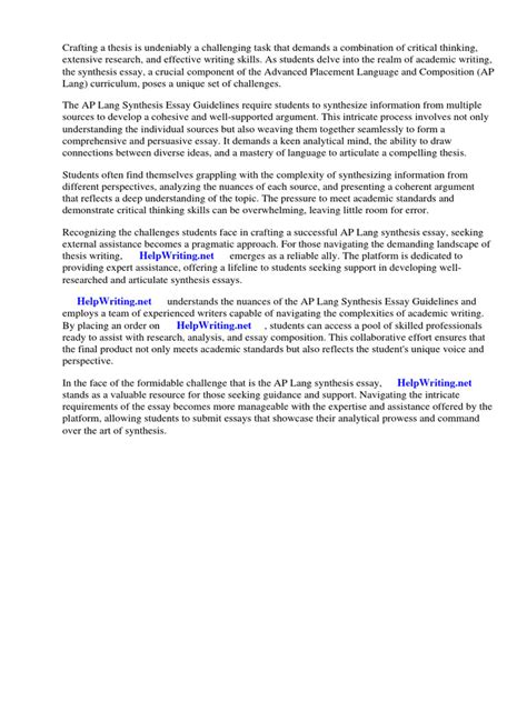 essays to read ap lang