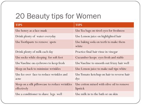 essential beauty tips for women top tips on womens beauty Doc