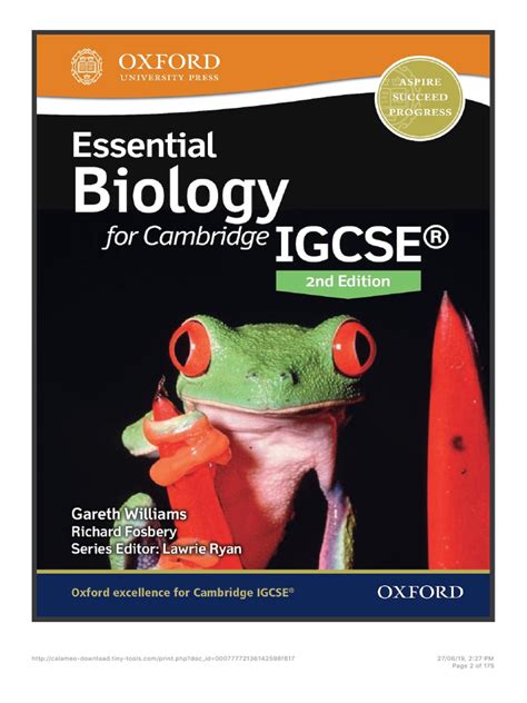 essential biology cambridge igcse 2nd Epub