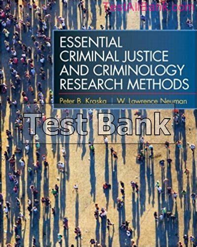 essential criminal justice and criminology research methods PDF