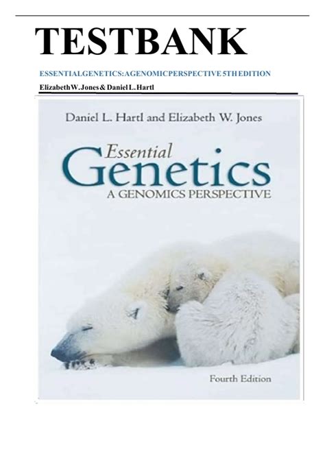 essential genetics hartl 5th edition PDF