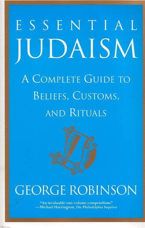 essential judaism a complete guide to beliefs customs and rituals Kindle Editon