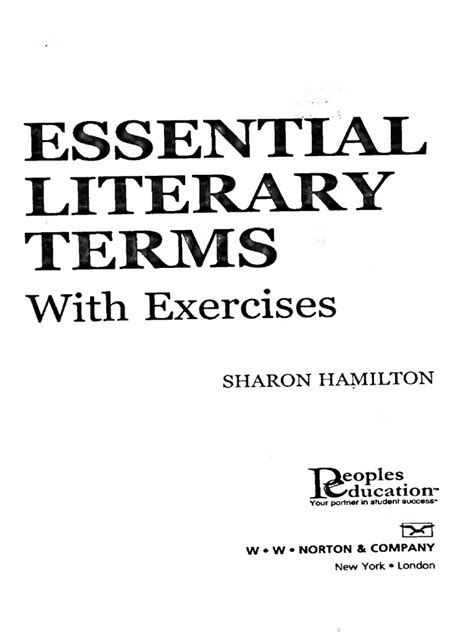 essential literary terms sharon hamilton answer key Ebook Doc
