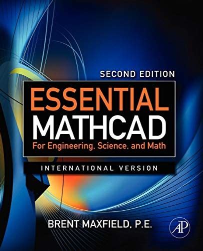 essential mathcad for engineering science and math second edition PDF