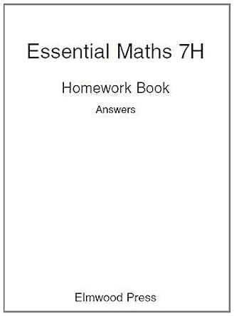 essential maths 7h answers Kindle Editon