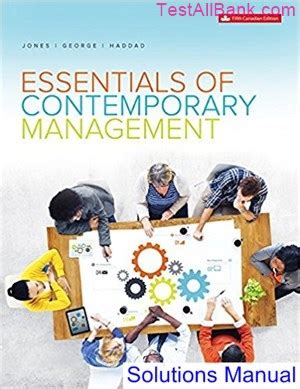 essential of contemporary management 5th edition Doc