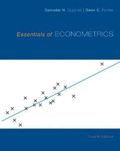 essential of econometrics solution manual PDF