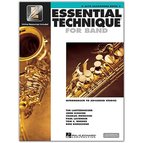 essential technique eb alto saxophone intermediate to advanced studies book 3 level Doc