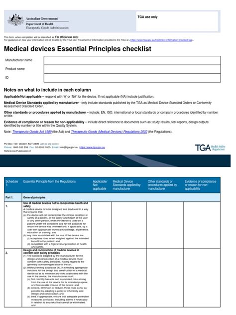 essential-requirements-checklist-medical-device Ebook Reader