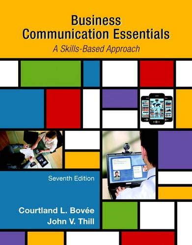 essentials business communication 7th edition Reader