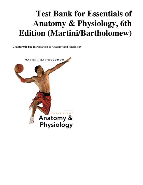 essentials of anatomy and physiology 6th edition martini bartholomew on pdf Epub