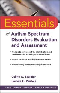 essentials of autism spectrum disorders evaluation and assessment Epub