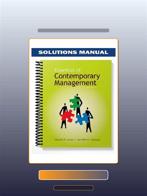 essentials of contemporary management 2011 4th edition Doc