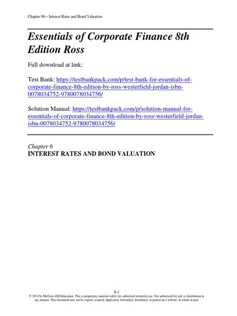 essentials of corporate finance 8th edition ross Kindle Editon