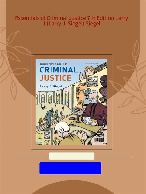 essentials of criminal justice siegel 7th edition Ebook Kindle Editon