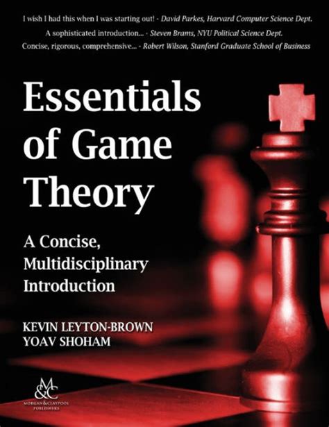 essentials of game theory a concise multidisciplinary introduction Epub