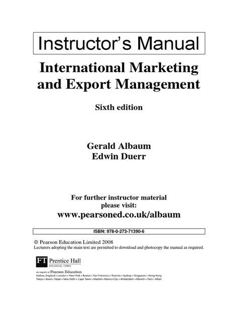 essentials of marketing instructors manual Reader