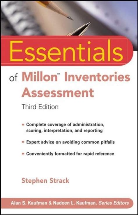 essentials of millon inventories assessment PDF