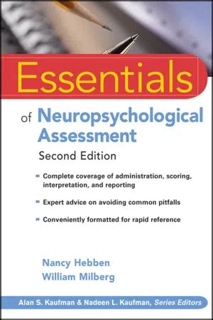 essentials of neuropsychological assessment Kindle Editon