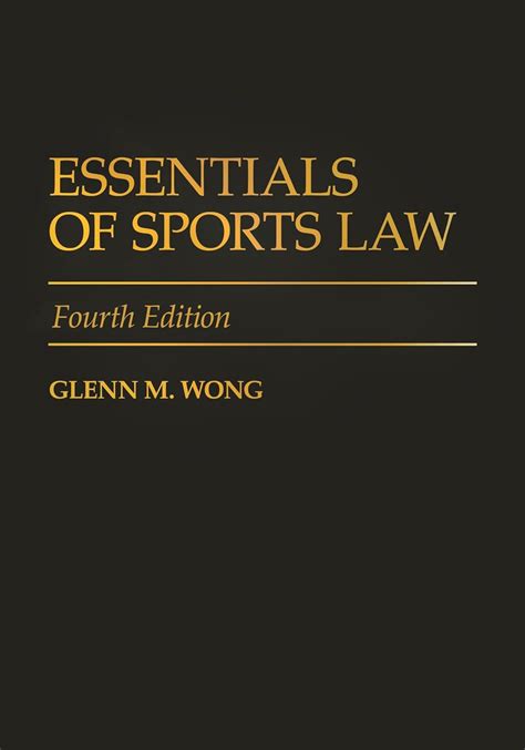 essentials of sports law essentials of sports law Reader