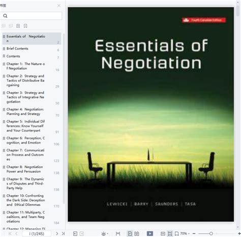 essentials_of_negotiation_by_lewicki Ebook Reader