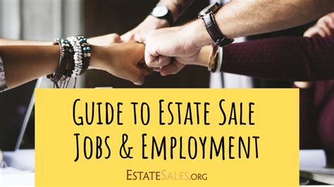 estate sales jobs