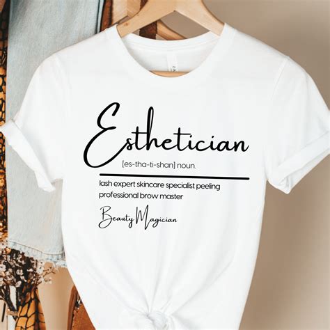 esthetician tee shirts