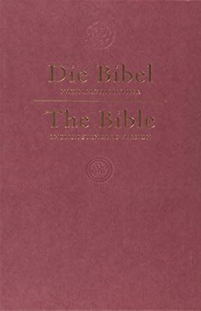 esv german or english parallel bible luther esv dark red Reader