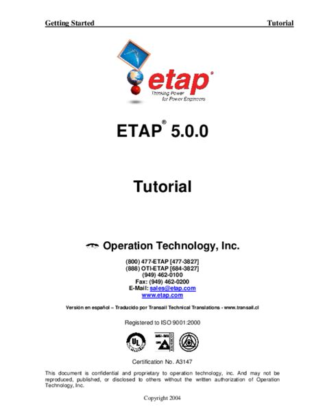 etap tutorial guide pdf Doc