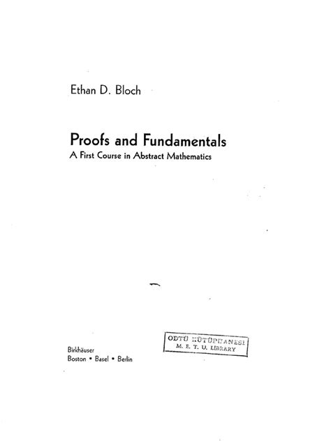 ethan bloch proofs solutions manual Epub