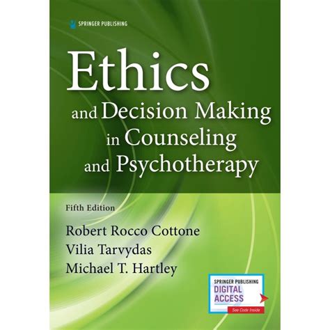 ethics in counseling psychotherapy 5th ed Epub