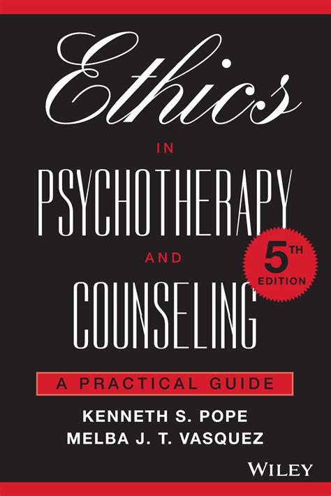 ethics in counseling psychotherapy 5th ed Epub