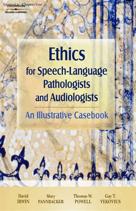 ethics in speech and language therapy Reader