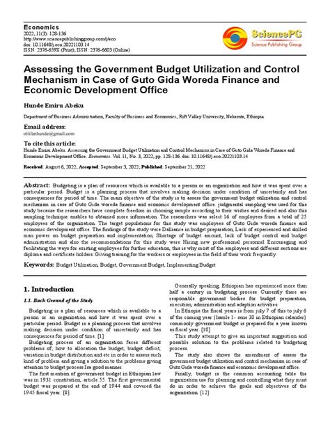 ethiopian budget manual pdf Kindle Editon