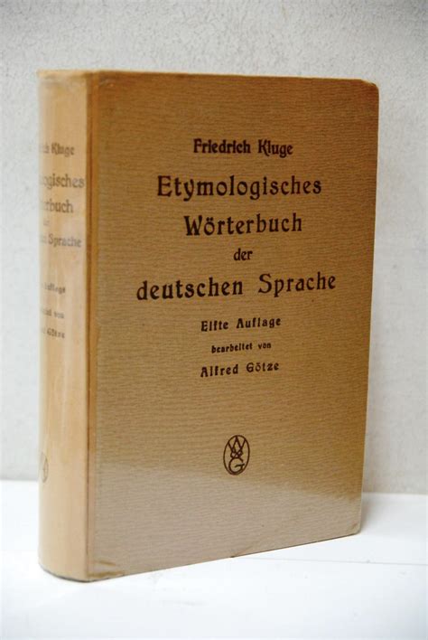 etymologisches w rterbuch deutschen sprache friedrich PDF