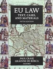 eu law text cases and materials burca Reader