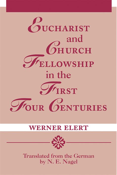 eucharist and church fellowship Epub