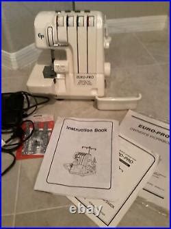 euro pro serger instruction manual Kindle Editon