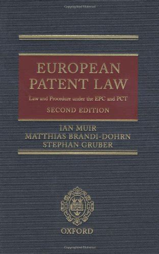 european patent law law and procedure under the epc and pct Doc