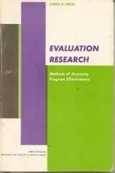 evaluation research methods of assessing program effectiveness Doc