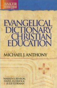 evangelical dictionary of christian education PDF