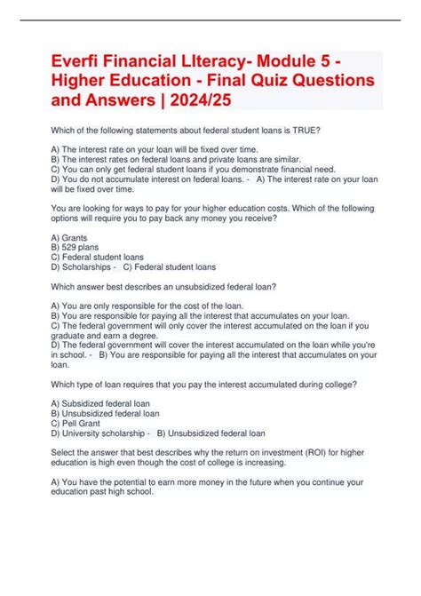 everfi-module-5-quiz-answers Ebook Reader