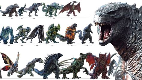 every godzilla monster