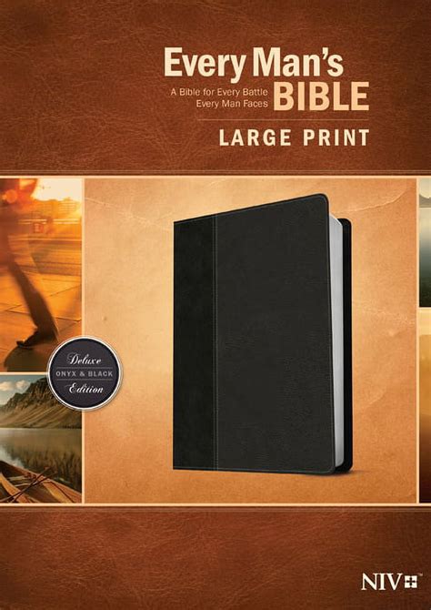 every mans bible niv large print tutone Kindle Editon