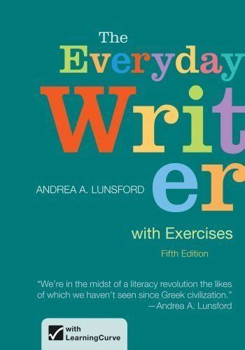 everyday writer 5th edition andrea lunsford PDF