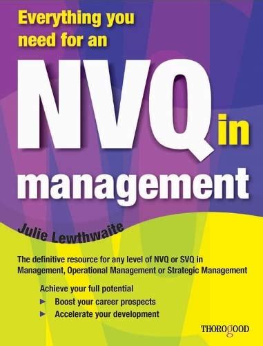 everything you need for an nvq in management Reader