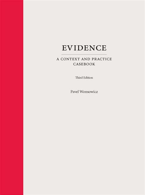 evidence a context and practice casebook context and practice series Kindle Editon