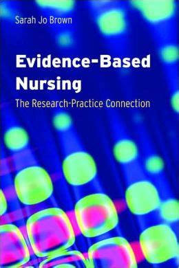 evidence based nursing sarah jo brown Reader