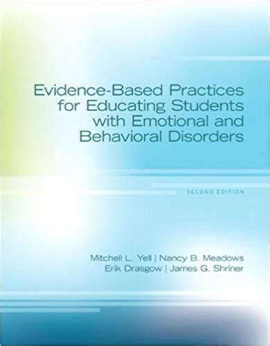 evidence based practices emotional behavioral disorders PDF