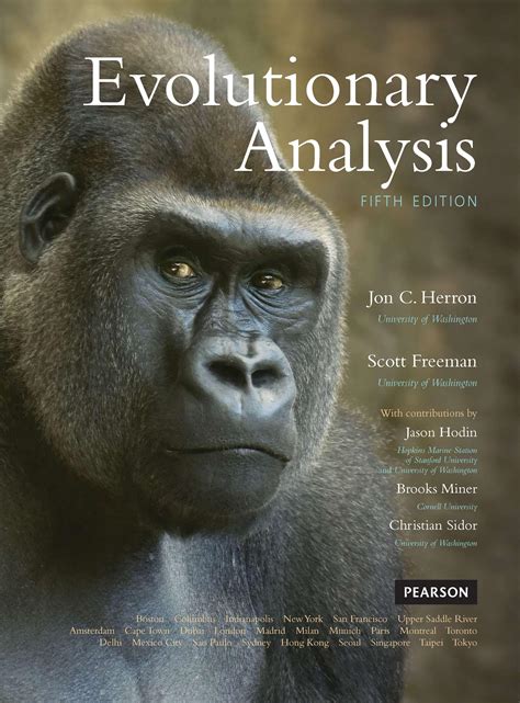 evolutionary analysis fifth edition Epub